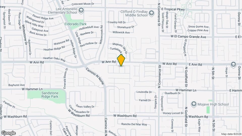 5536 La Pelusa St Map and Location Details