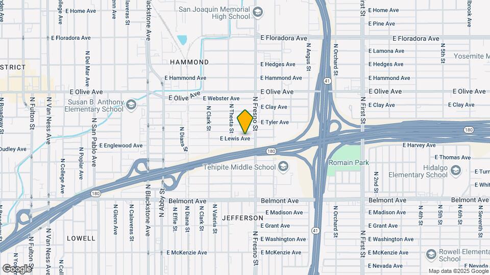 2419 E Lewis Ave Mapa y Detalles de la Ubicación