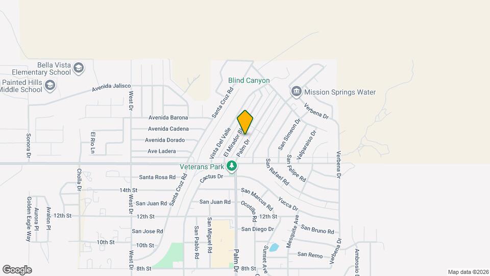 9751 Palm Dr Map and Location Details