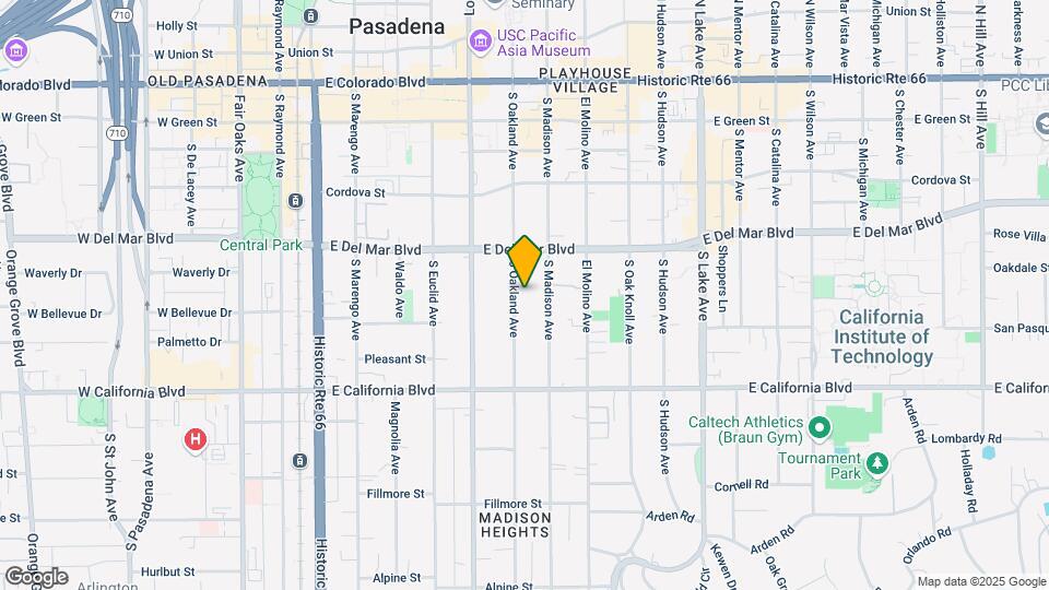 402 S Oakland Ave Mapa y Detalles de la Ubicación