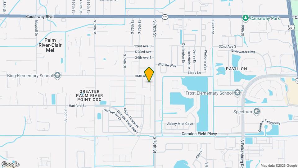 3635 Brownsville Pl Mapa y Detalles de la Ubicación