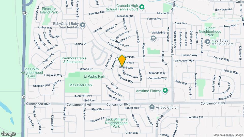 775 Leland Way Map and Location Details