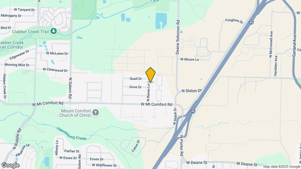 2366 N Raven Ln Map and Location Details