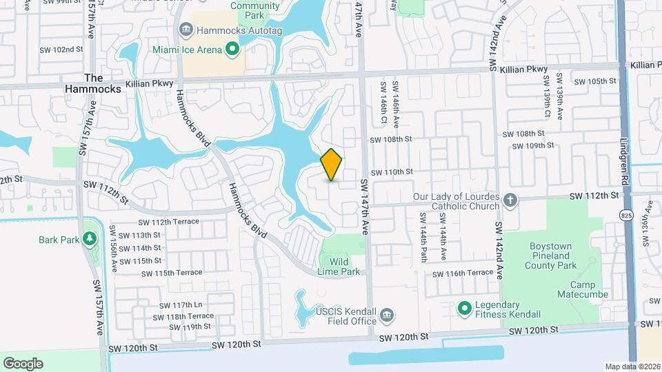 14750 SW 111th St Map and Location Details