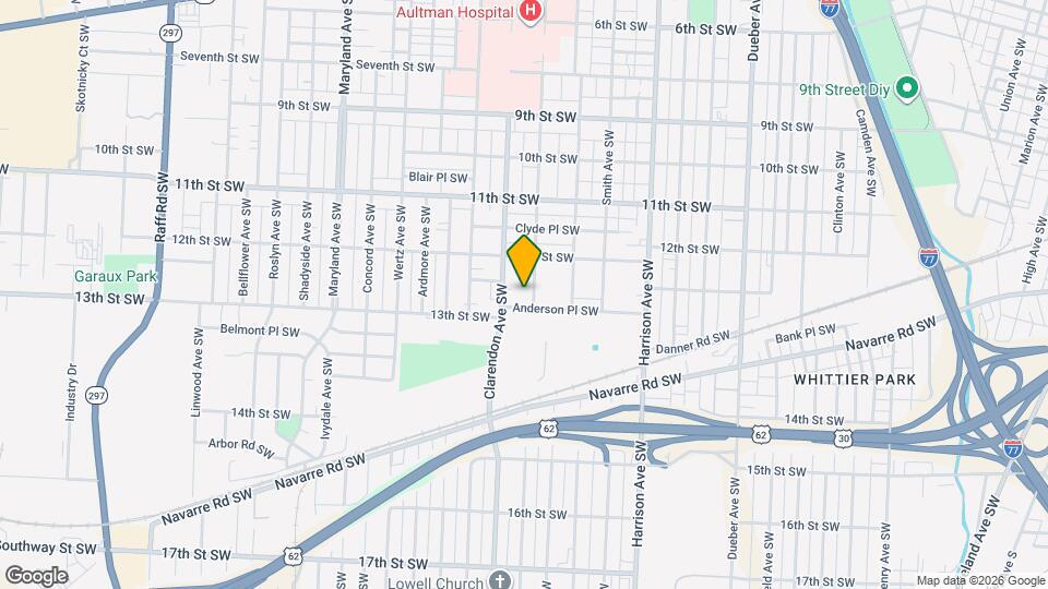 1241 Bedford Ave SW Map and Location Details