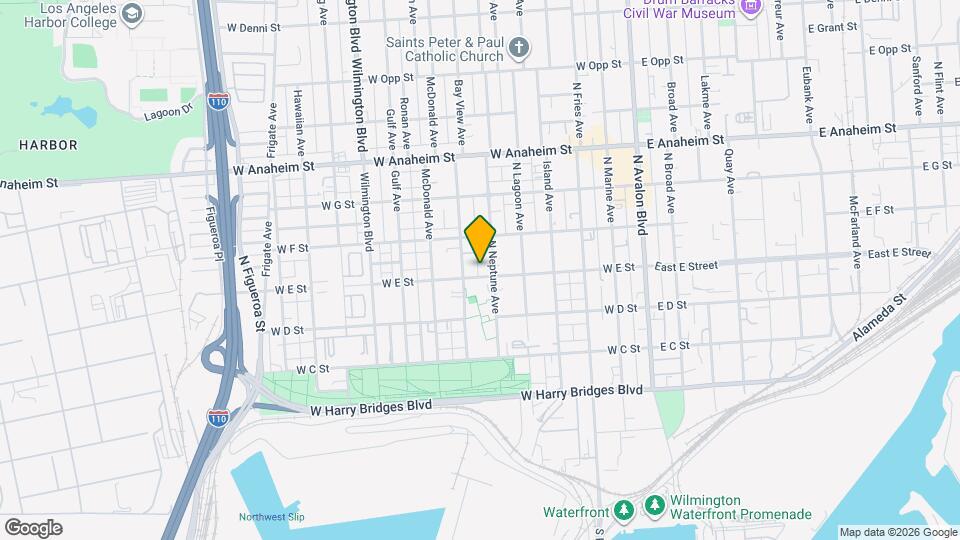 609 W E St Mapa y Detalles de la Ubicación