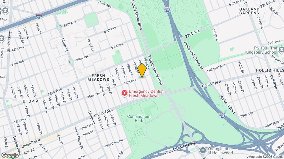 75-03 197th St Map and Location Details