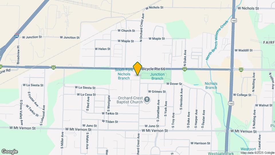 4111 W Burbank St Map and Location Details