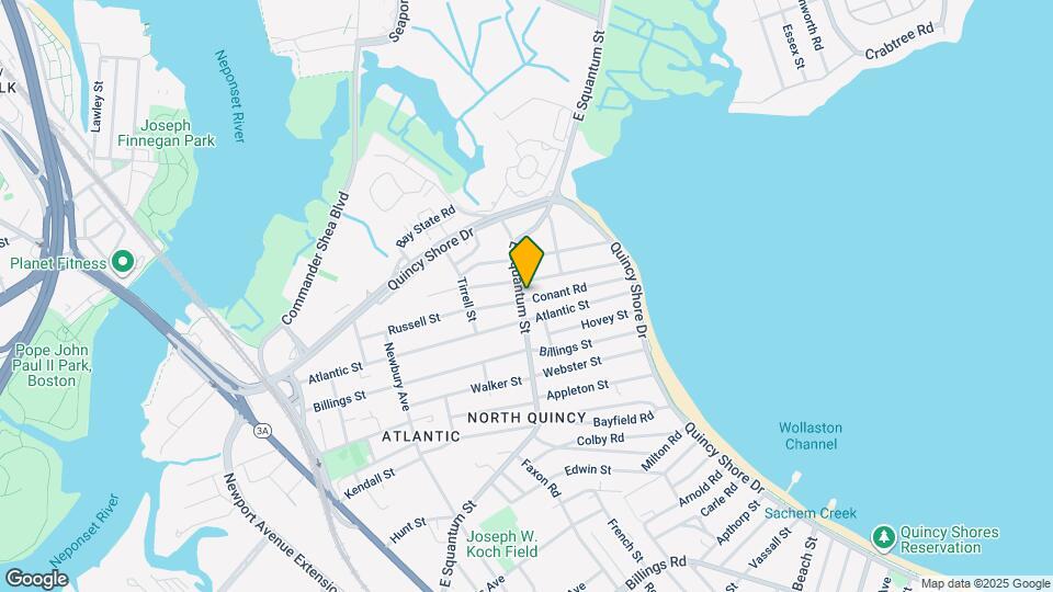 285 E Squantum St Map and Location Details