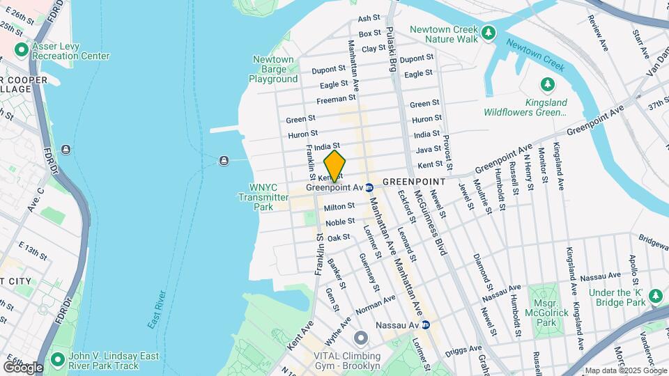 95 Greenpoint Ave Mapa y Detalles de la Ubicación