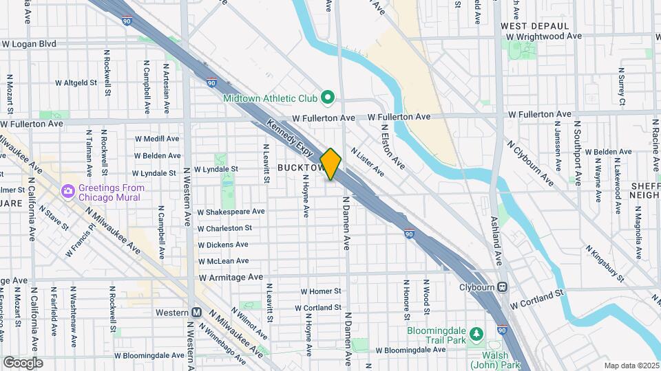 2213 N Seeley Ave Map and Location Details
