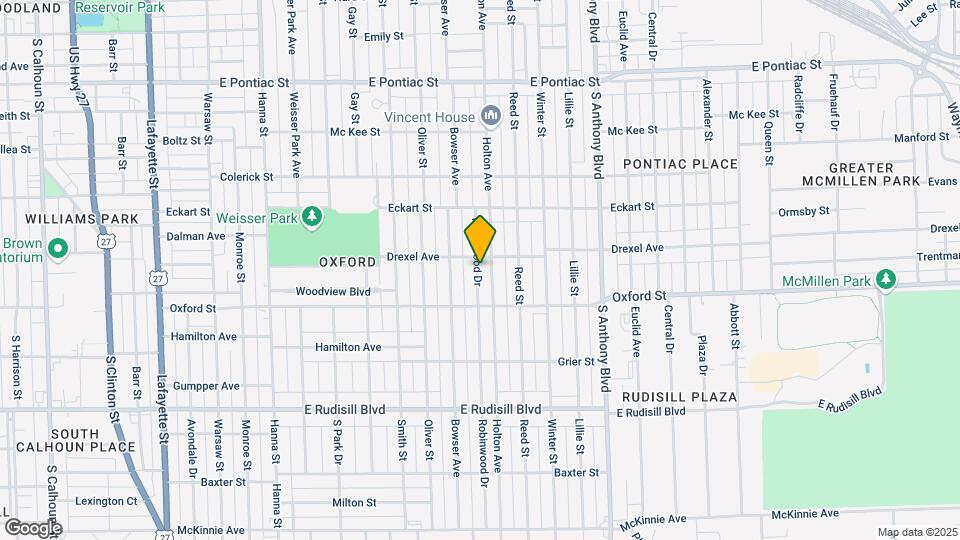 3317 Robinwood Dr Map and Location Details