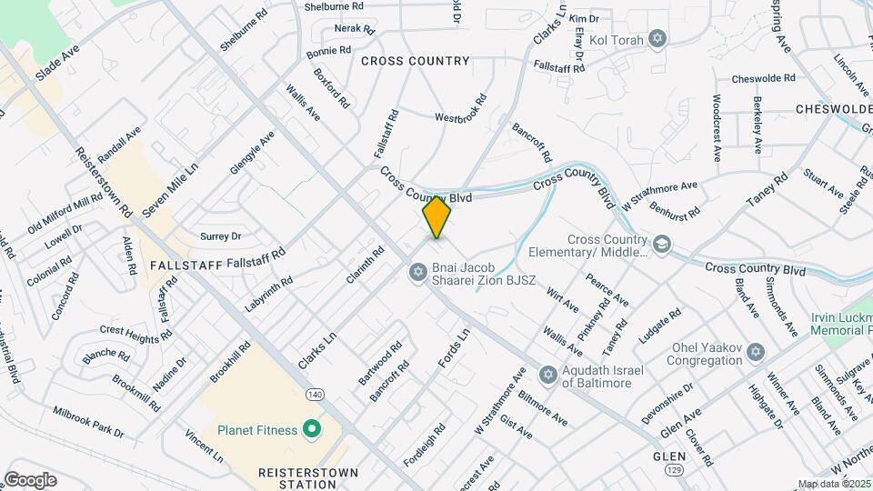 Clark's Lane Apartment Map and Location Details