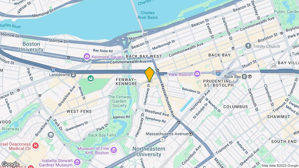 6 Hemenway St, Unit 38 Map and Location Details