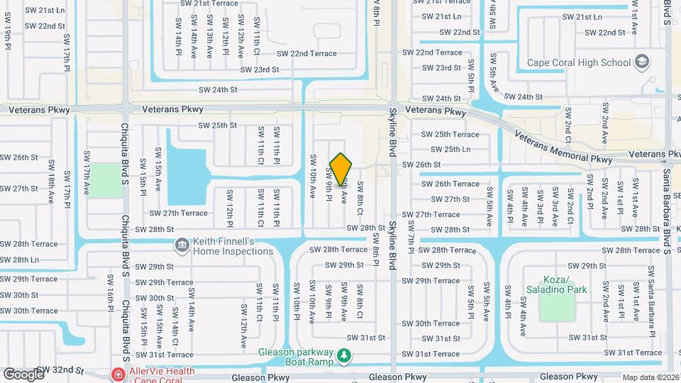 2624 SW 9th Ave Map and Location Details