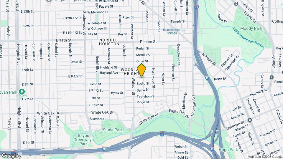 710 Woodland St Map and Location Details
