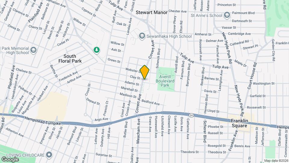 182 Covert Ave Map and Location Details