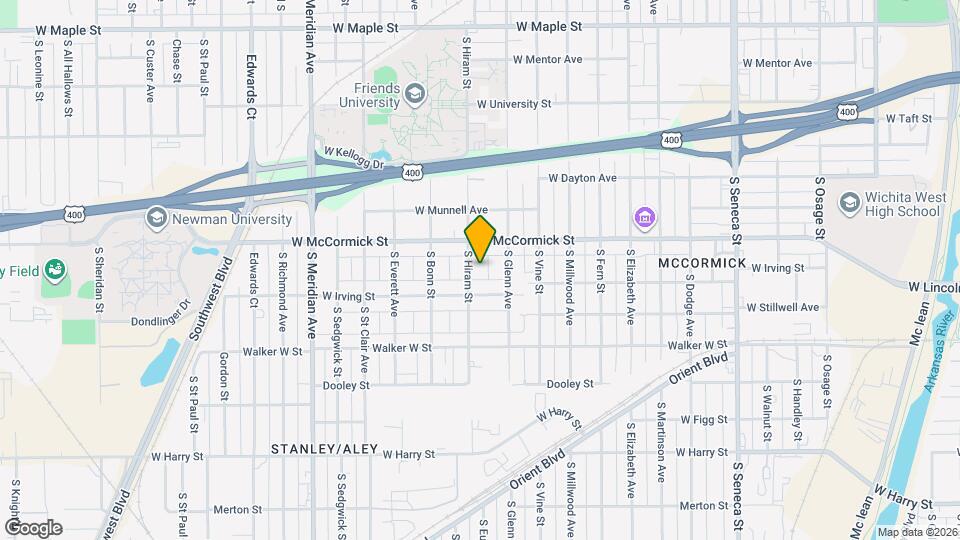 938 S Hiram St Map and Location Details