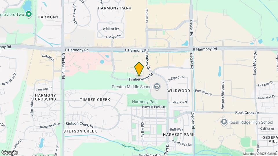 2602 Timberwood Dr Mapa y Detalles de la Ubicación