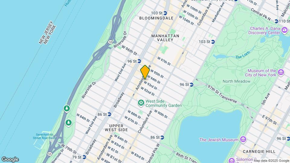 175 W 93rd St Map and Location Details