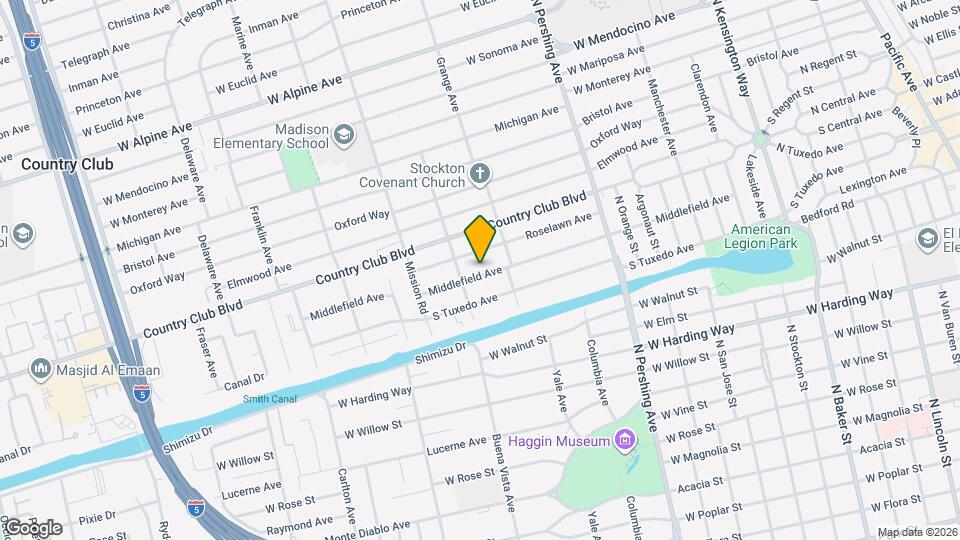 1759 Middlefield Ave Map and Location Details