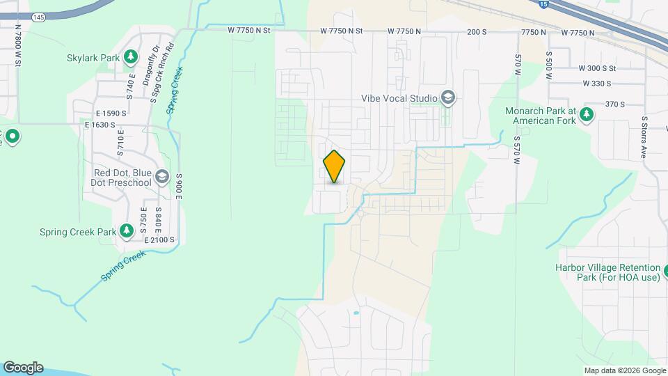 1038 W 570 S Map and Location Details