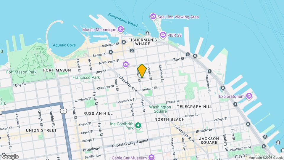 582 Chestnut St, Unit 582 Chestnut Furnished Map and Location Details