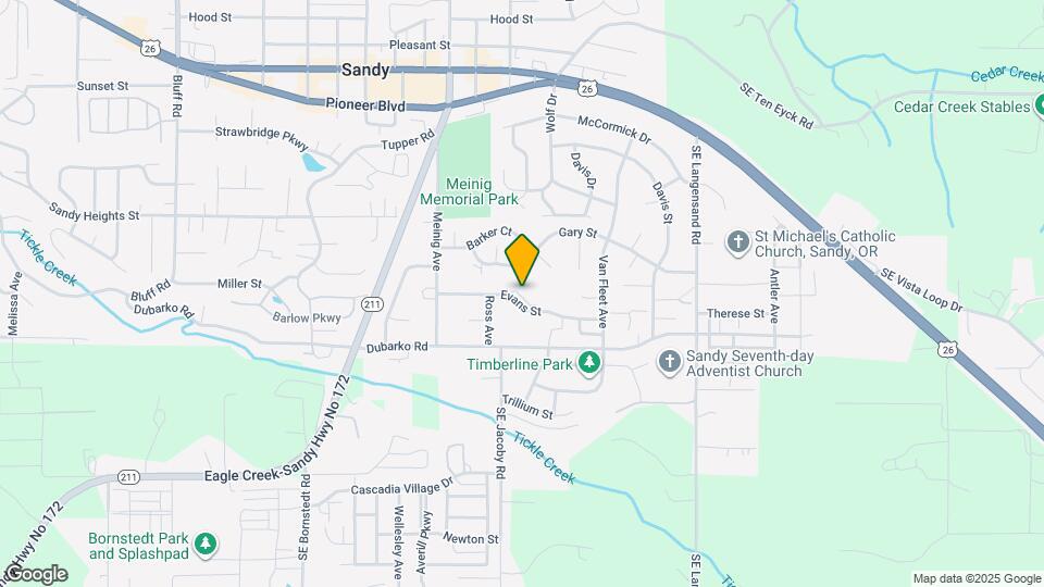 39501 Evans St Map and Location Details