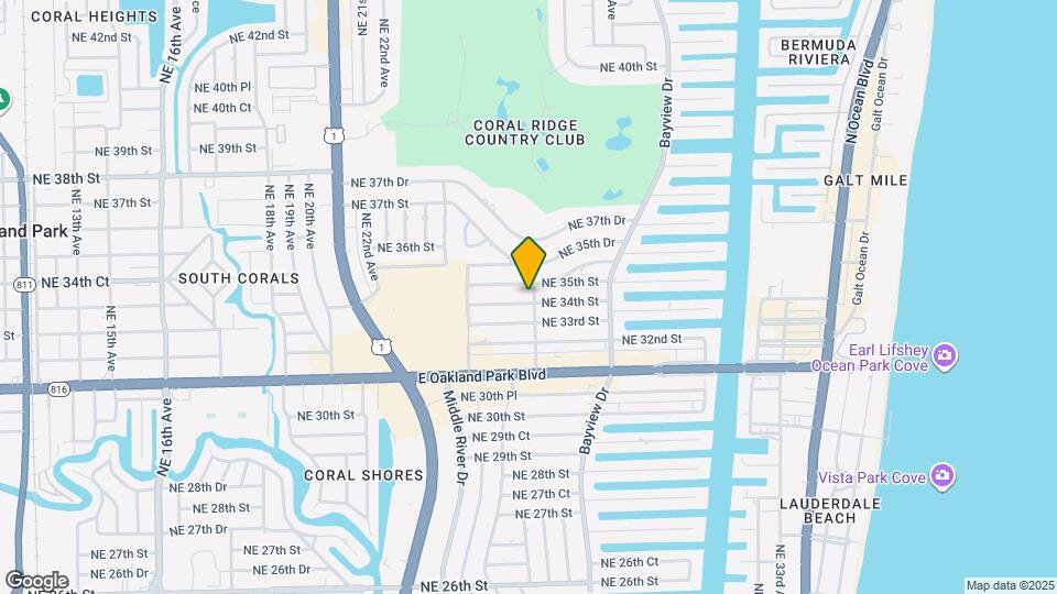 2657 NE 34th St Map and Location Details