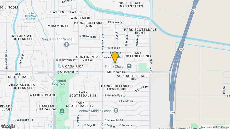 6083 N Granite Reef Rd Map and Location Details
