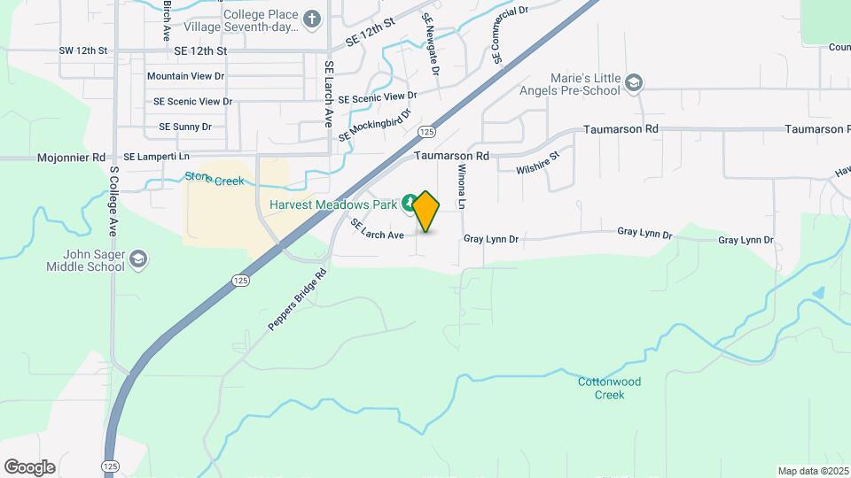 1107 Harvest Dr Map and Location Details