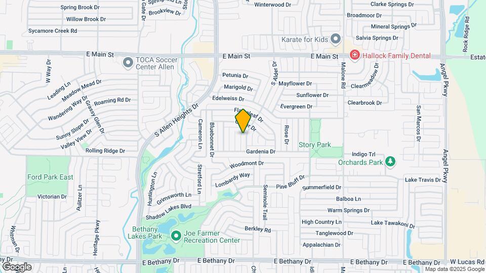 608 S Alder Dr Map and Location Details