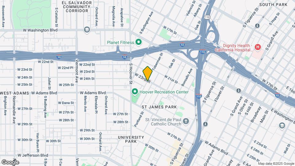 956 W 23rd St. Map and Location Details