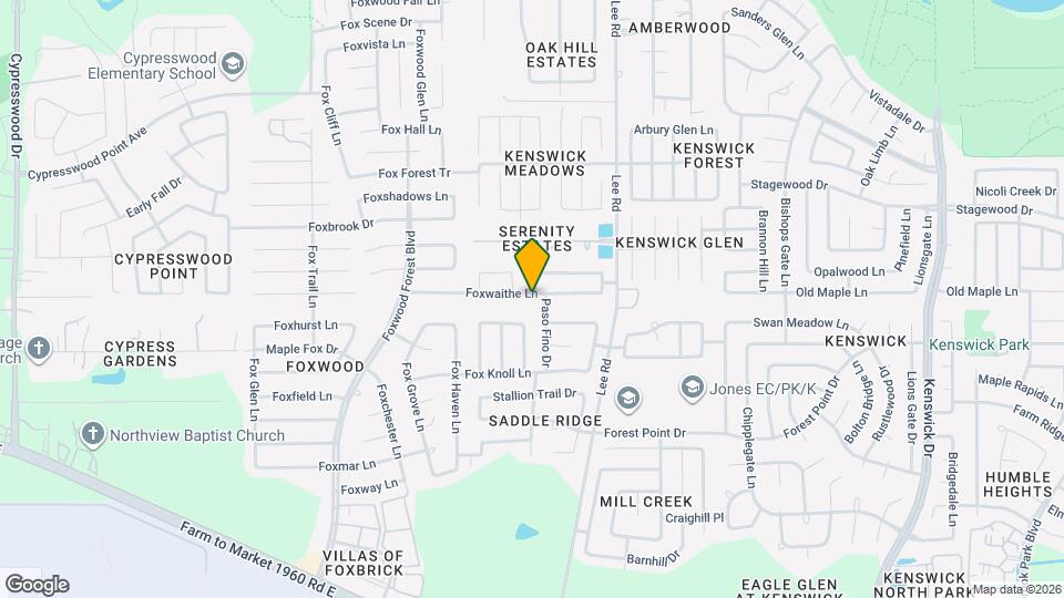 7530 Foxwaithe Ln Map and Location Details