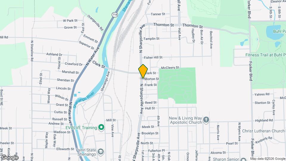 754 N Sharpsville Ave Map and Location Details