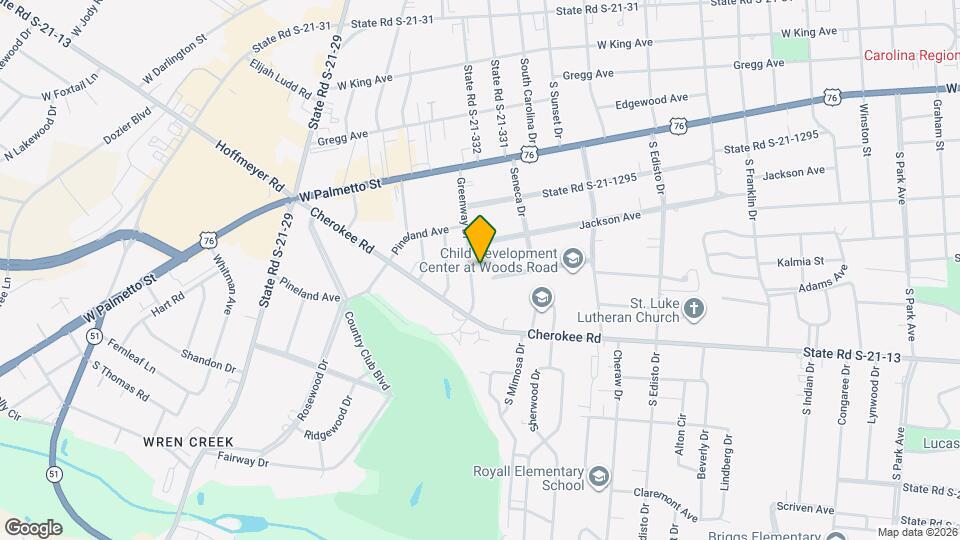 612 Greenway Dr Map and Location Details