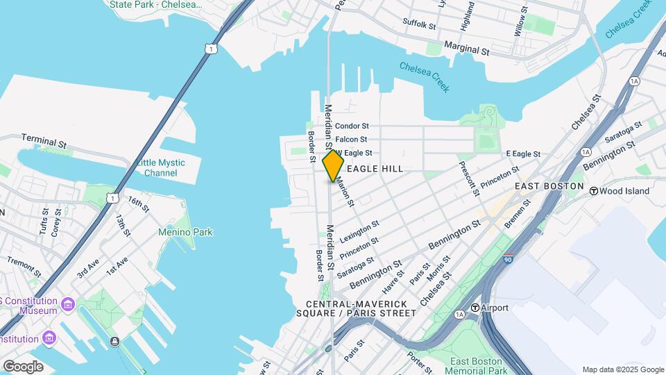 385 Meridian St, Unit 1 Map and Location Details