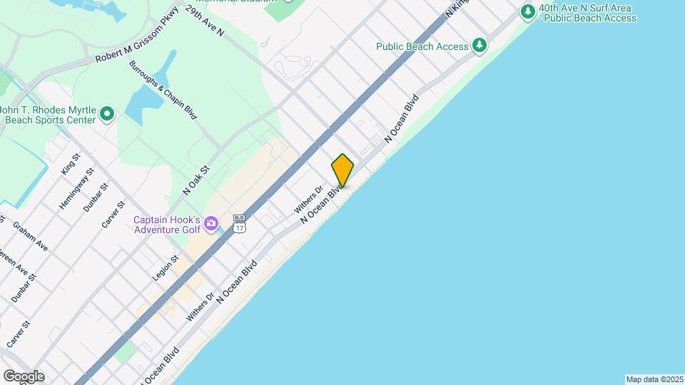 2700 N Ocean Blvd Map and Location Details