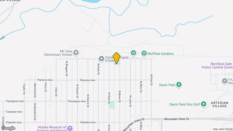 814 N Bunn St Mapa y Detalles de la Ubicación