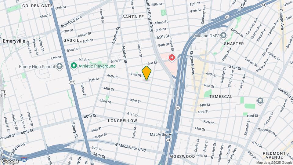 820 46th St Map and Location Details