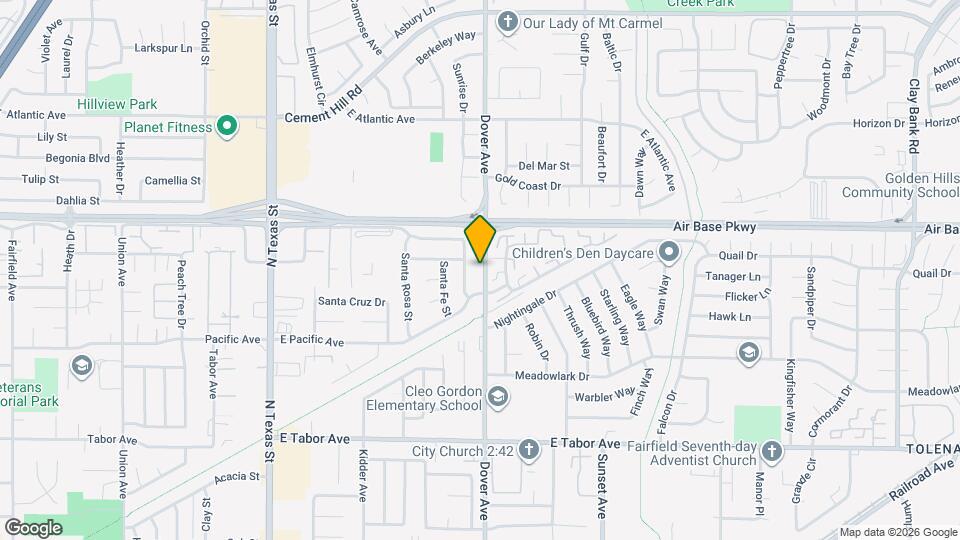 2275 Dover Ave Map and Location Details