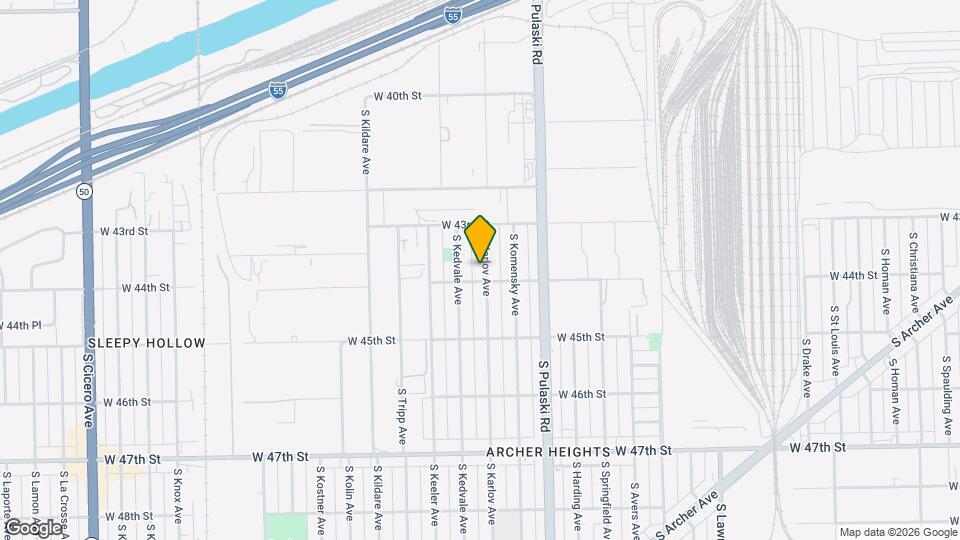 4346 S Karlov Ave Mapa y Detalles de la Ubicación