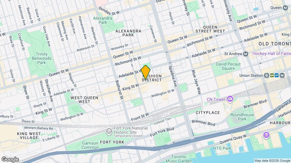 560 King St W, Unit 408 Map and Location Details