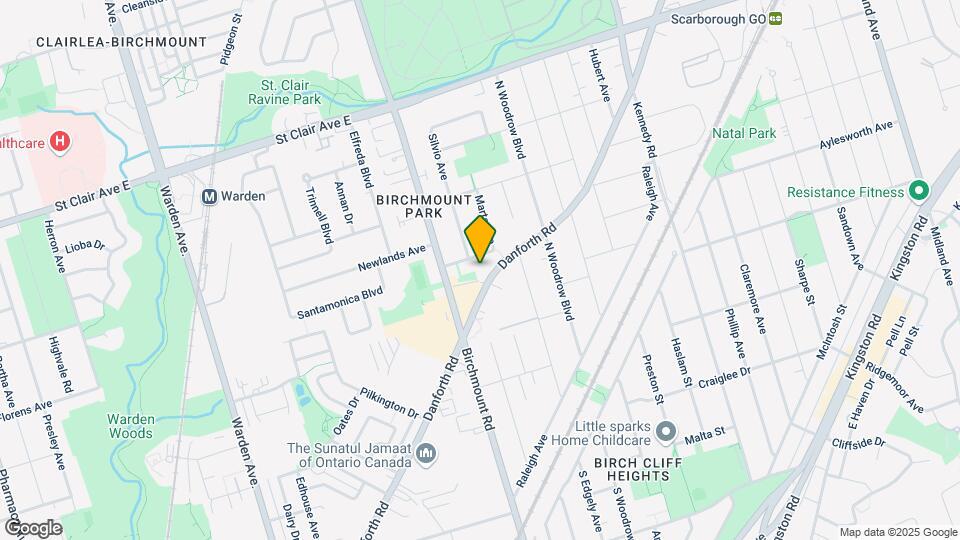 506 Danforth Rd Map and Location Details