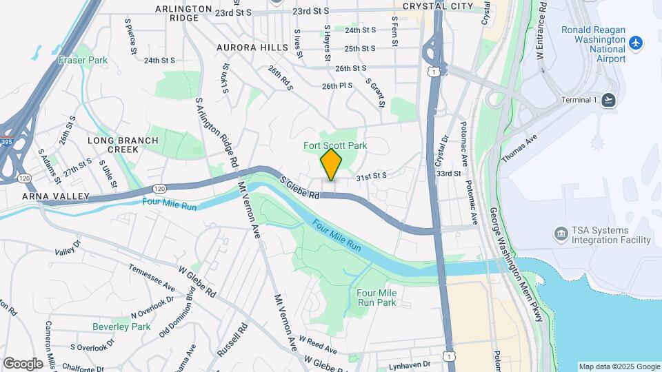 3106 S Hayes St Map and Location Details