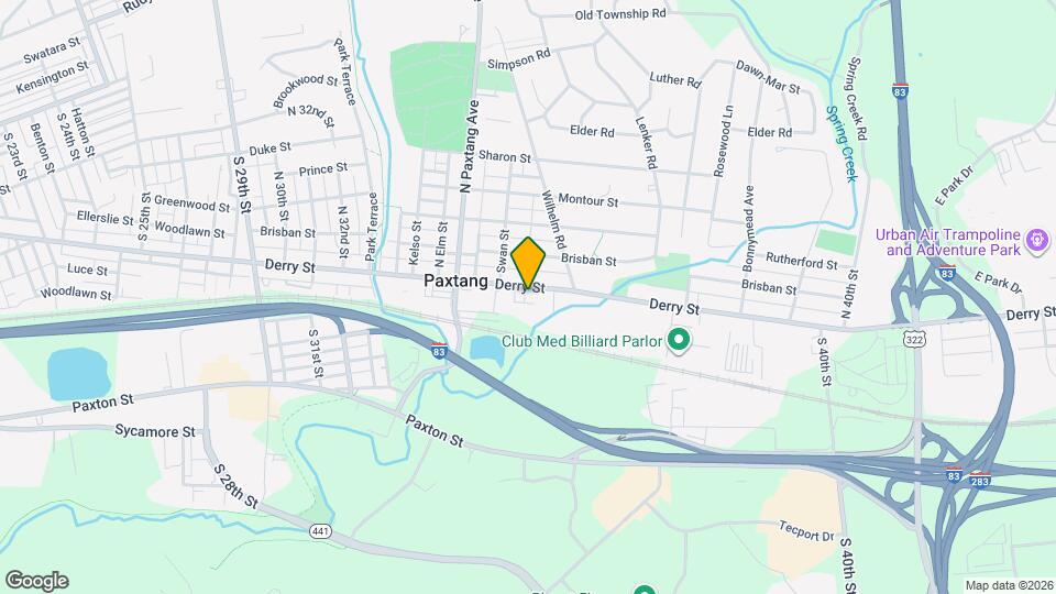 3625 Derry St Map and Location Details