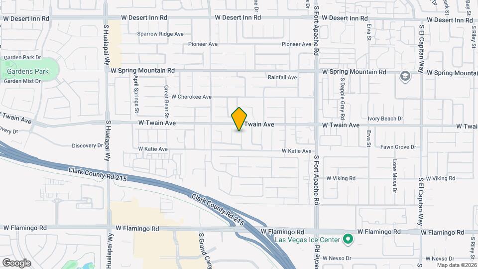 3733 Horseshoe Mesa St Map and Location Details