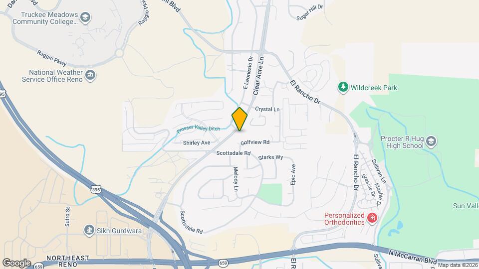 3911 Clear Acre Ln Map and Location Details