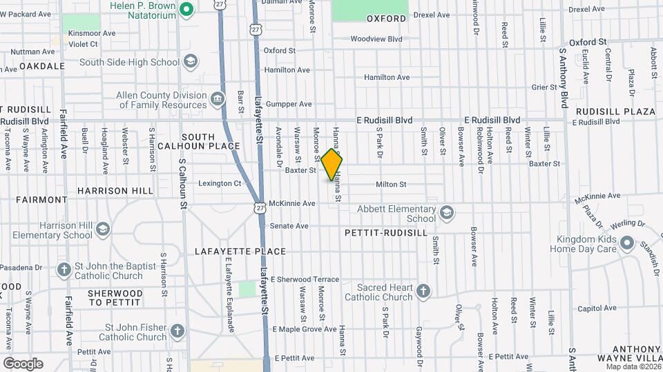 4202 Hanna St Map and Location Details