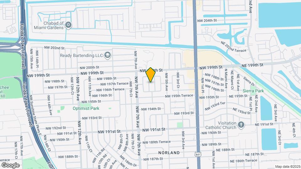 19631 NW 6th Ct Map and Location Details